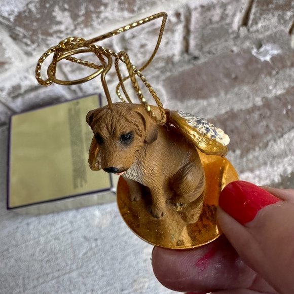 Rhodesian Ridgeback Ornament Christmas Dog Angel - Picture 2 of 6